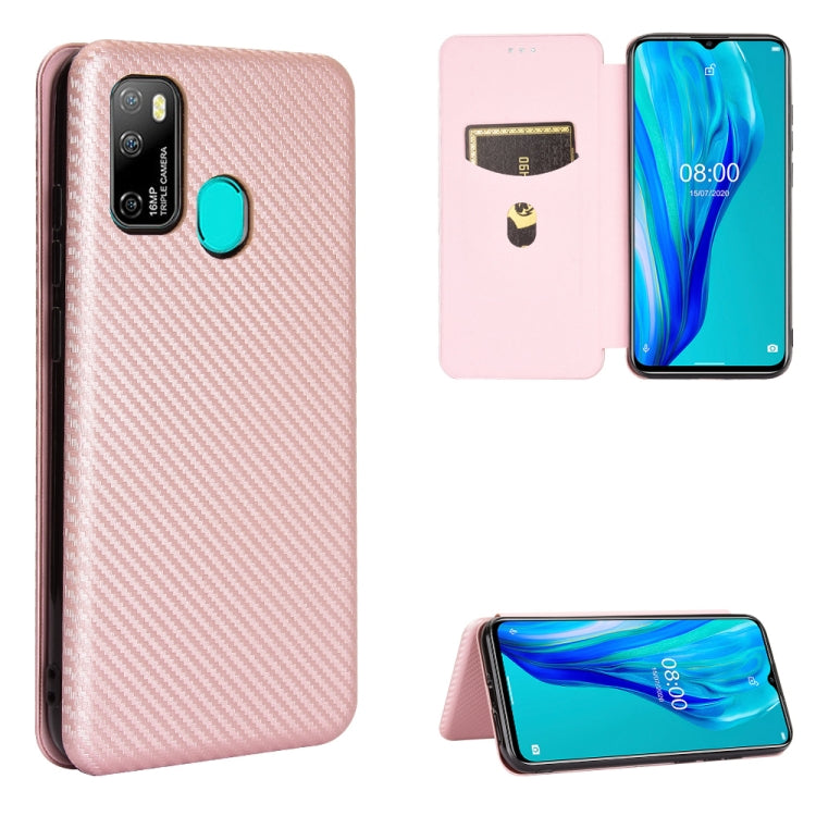 Carbon Fiber Texture Magnetic Horizontal Flip TPU + PC + PU Leather Case with Card Slot