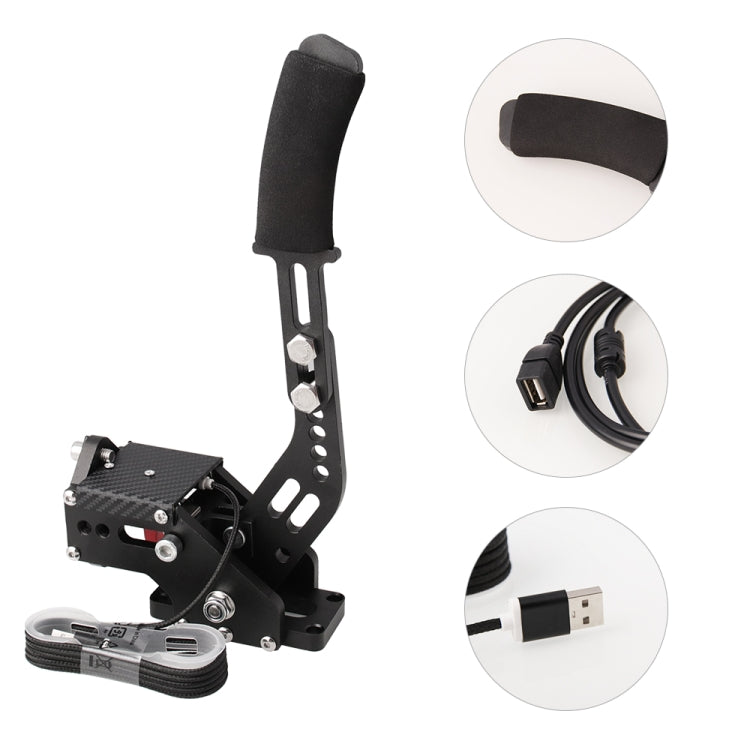 Car Universal USB Horizontal Drift Rally Racing Handbrake Lever Professional Gaming Peripherals for Racing Games G25/27/29 T500