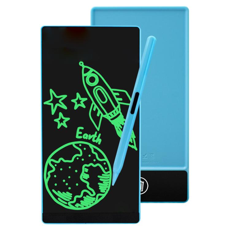 Simple Full Screen LCD Drawing Board Writing Tablet — 6.5 inch Blue / Green Thin Writing