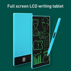 Simple Full Screen LCD Drawing Board Writing Tablet — 6.5 inch Blue / Green Writing