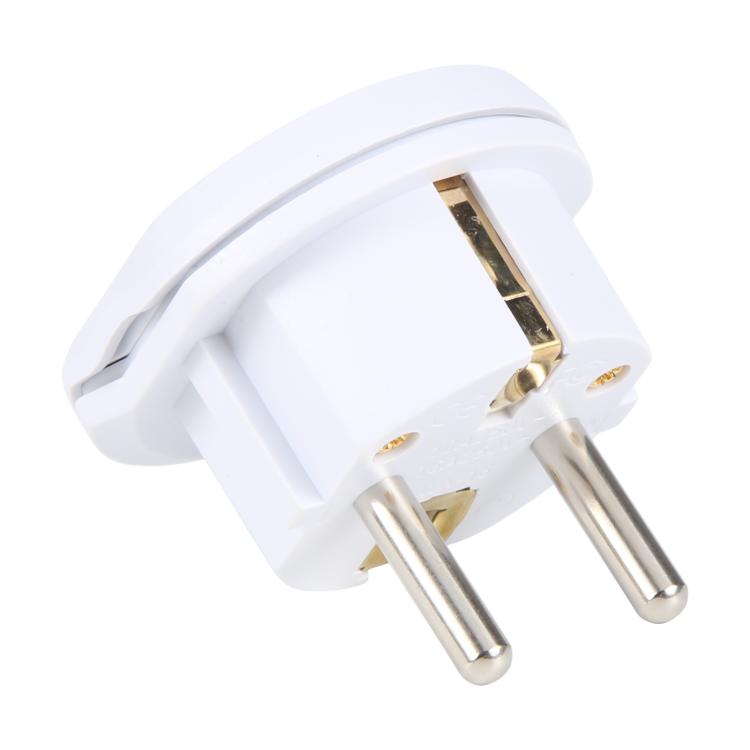 WN-18 German EU Plug Global Travel Adapter Socket — Black White
