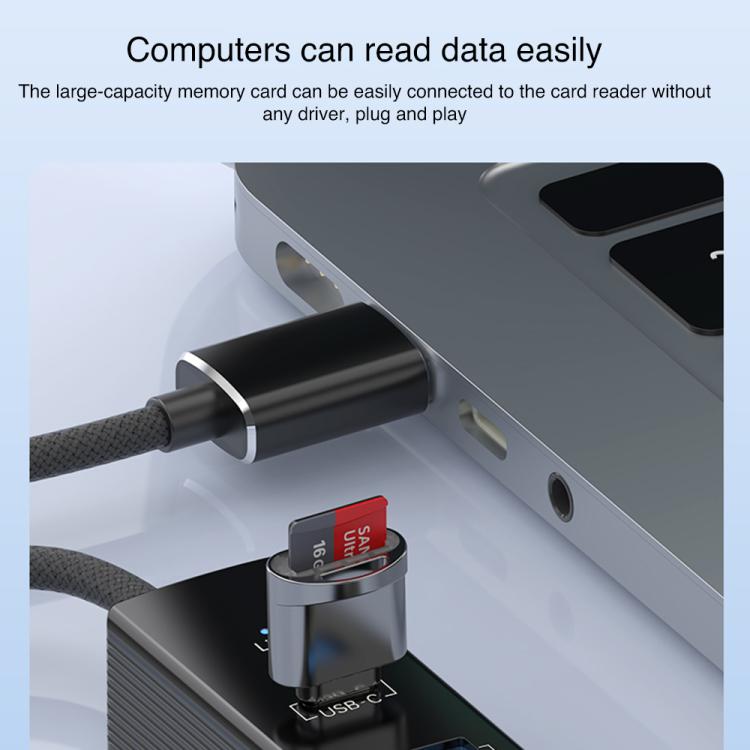 Type-C to Type-C RJ45 USB-A HUB Expand Converter — view 7