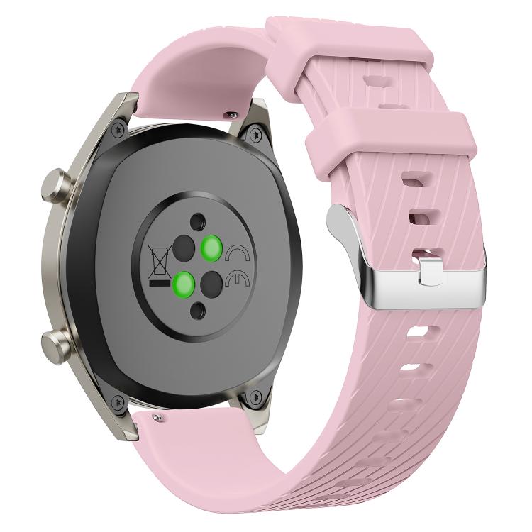 Twill Silicone Watch Band — Green