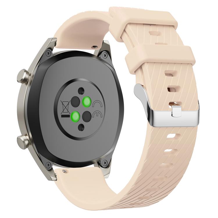 Twill Silicone Watch Band — Light Blue