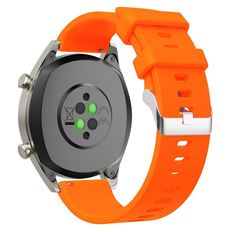 Glossy Silicone Watch Band — White