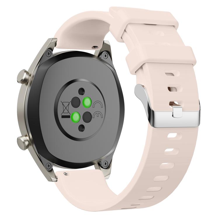 Glossy Silicone Watch Band — Rose Pink