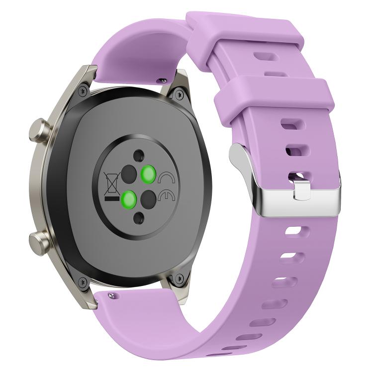 Glossy Silicone Watch Band — Champagne Apricot