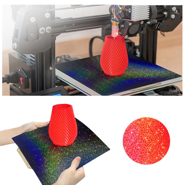 PEI Coating Smooth Starry PET Film Double-Sided 3D Printing Build Plate