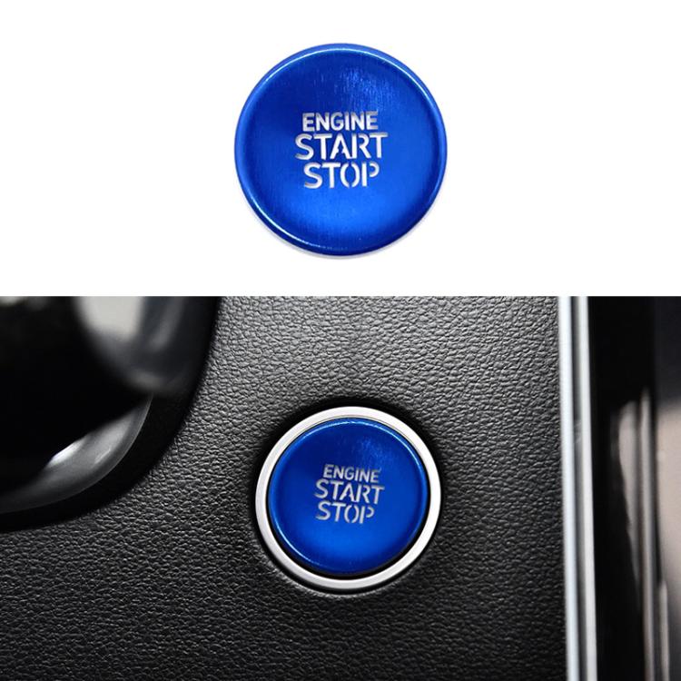 One-key Start Engine Key Ignition Switch Button Protective Cover — For Hyundai Tucson / Elantra 2021-2023