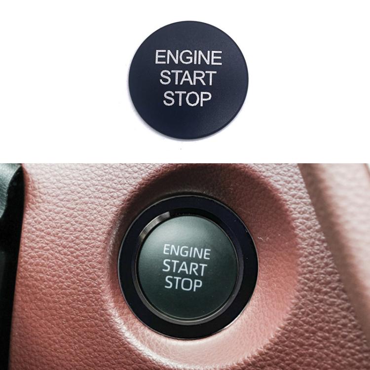For Toyota Corolla Cross / Yaris Car One-key Start Engine Key Ignition Switch Decorative Ring Cover — Silver