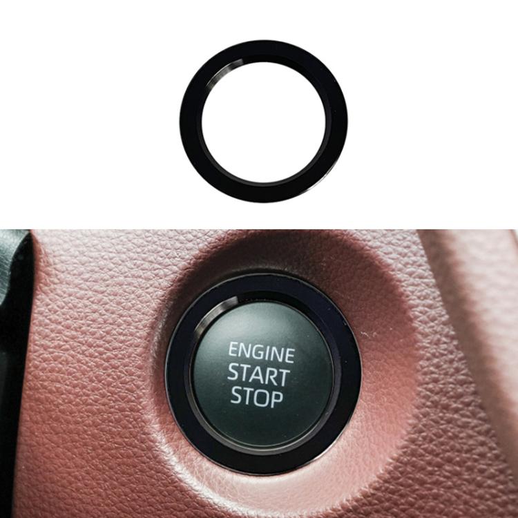 For Toyota Corolla Cross / Yaris Car One-key Start Engine Key Ignition Switch Decorative Ring Cover — Gold