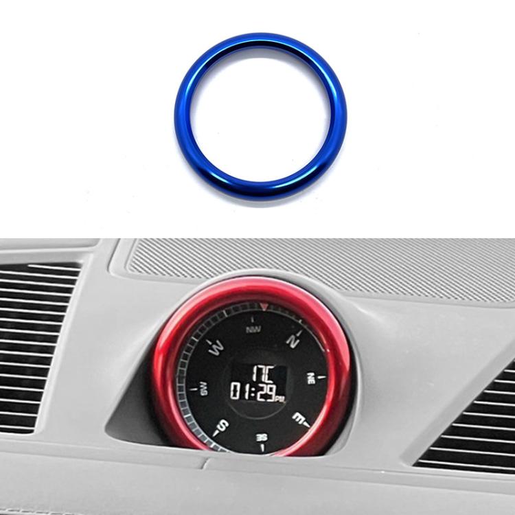 Car Compass Stopwatch Decorative Ring Cover — For Porsche Macan / Cayenne / Panamera 911 718