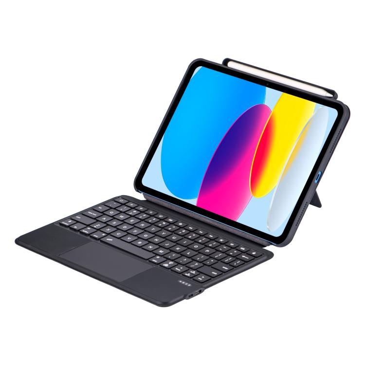 U8 Magic Folio Ultra-thin RGB Backlight Touchpad BT Keyboard Leather Case