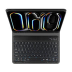 Colorful Backlight Bluetooth Keyboard Leather Tablet Case — For iPad Air 5 / Air 4 10.9