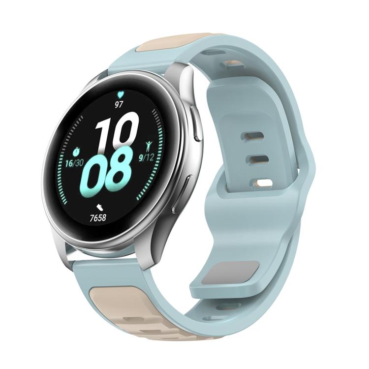 Two Color Reverse Buckle Silicone Sports Watch Band — view 15
