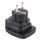 WSA-9 German Plug Global Travel Universal Adapter with Safety Shutter — WSA-9