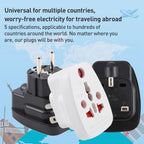 WSA-9 German Plug Global Travel Universal Adapter with Safety Shutter — view 6