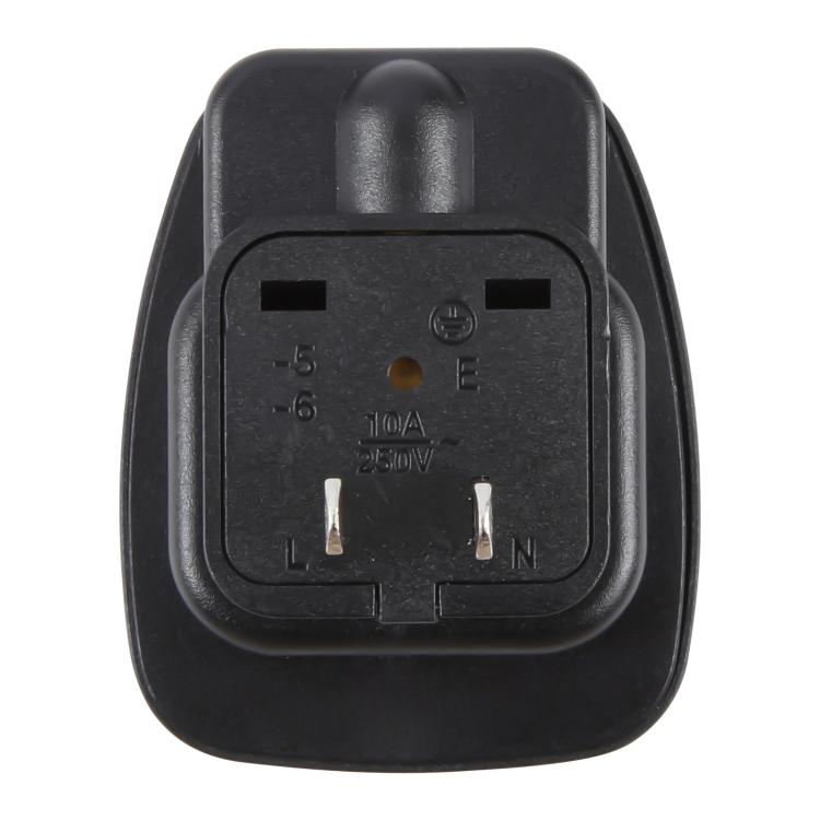 WSA-6 US / JP Plug Global Travel Universal Adapter with Safety Shutter — Black