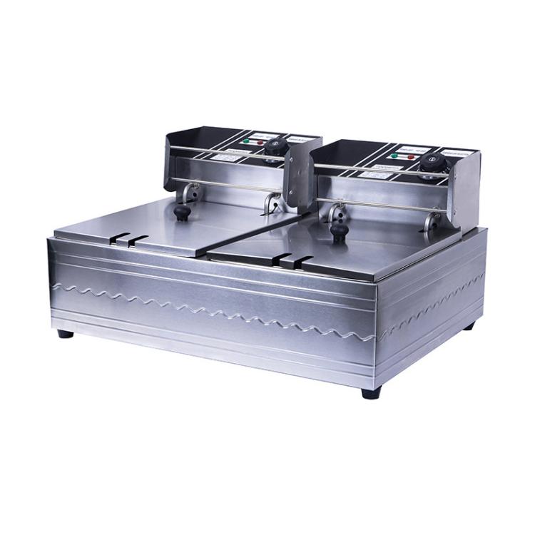 Multifunctional Commercial Stainless Steel Thick Electric Fryer Electric Boiler — view 31