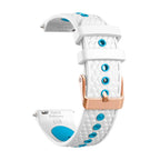 Fish Scale Texture Two Color Silicone Watch Band