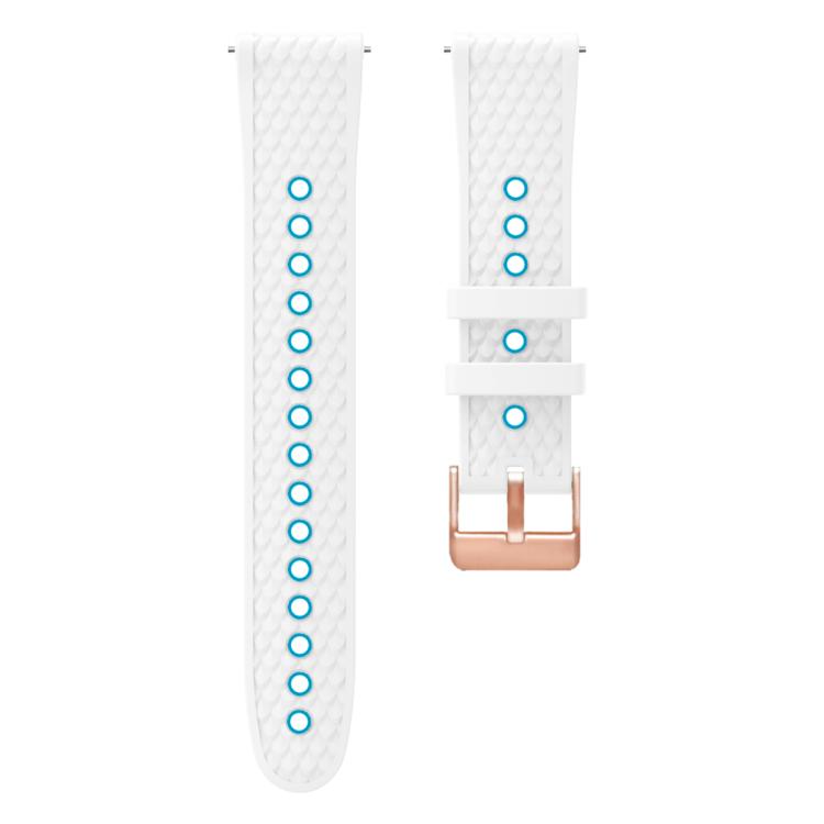 Fish Scale Texture Two Color Silicone Watch Band