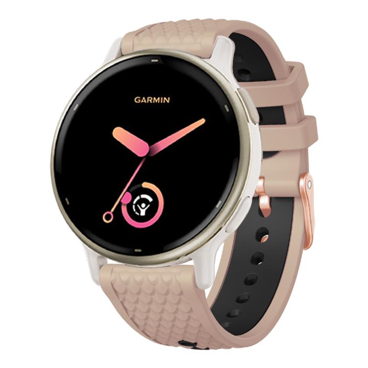 Fish Scale Texture Two Color Silicone Watch Band — view 12