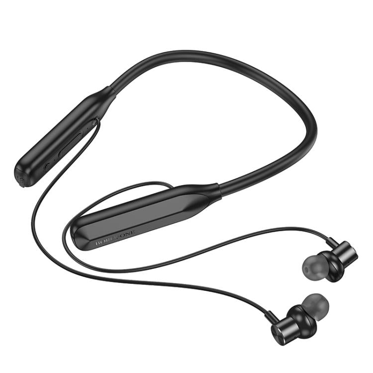 Borofone BE68 Cloud Neck-mounted BT Earphones — Black