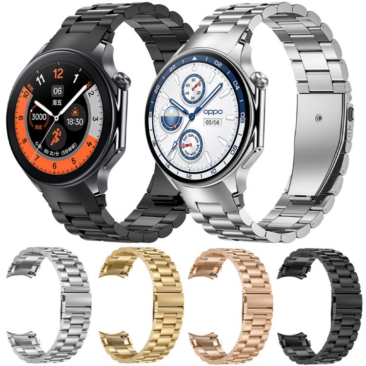 xDfind Three Beads Quick Release Metal Watch Band