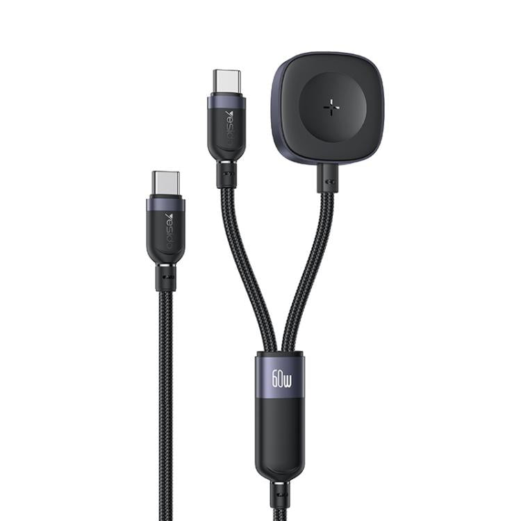 Yesido CA136C 60W USB-C / Type-C to Type-C & iWatch 2 in 1 Charging Cable