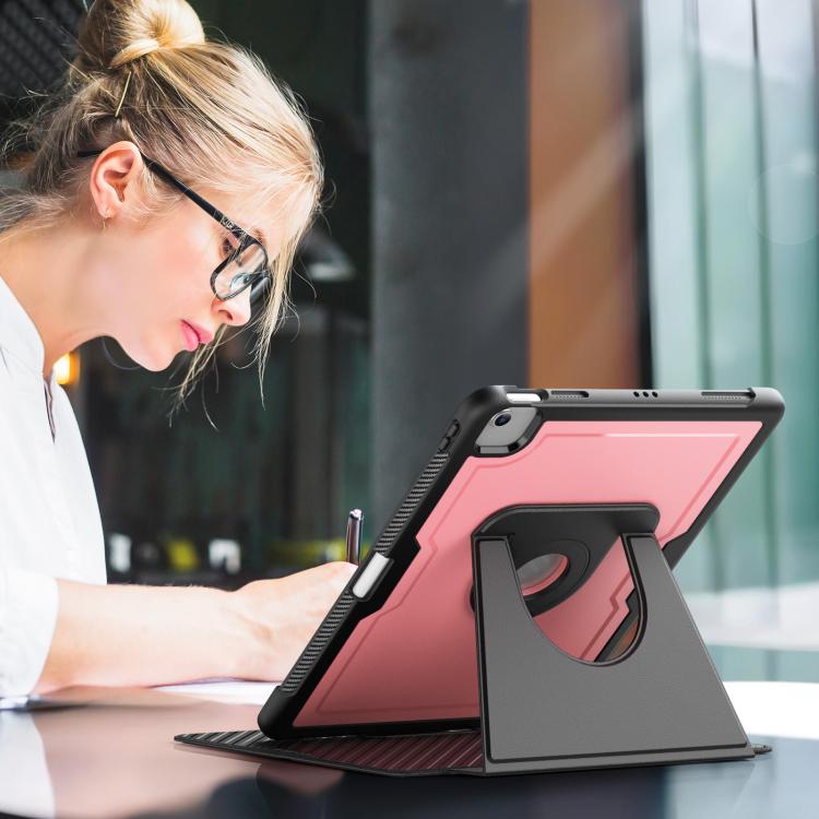 Honeycomb Magnetic Rotation Holder Leather Smart Tablet Case — For iPad mini 2024 / mini 6