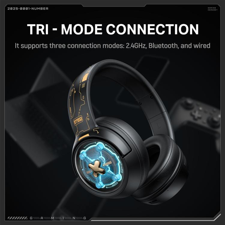ONIKUMA GT802 Bluetooth 2.4G Wired E-sports Game Headset