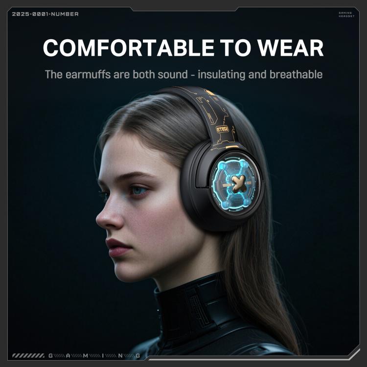 ONIKUMA GT802 Bluetooth 2.4G Wired E-sports Game Headset