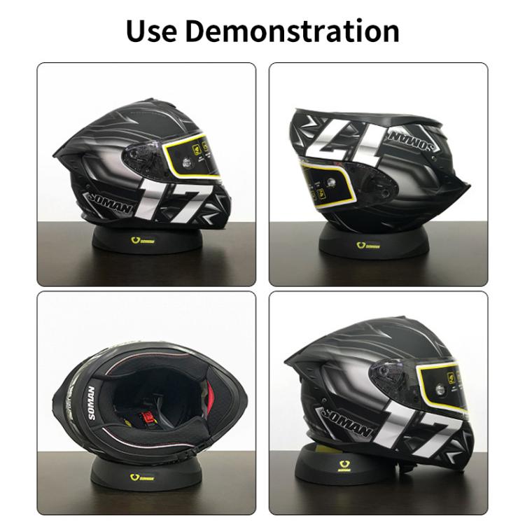 SOMAN Motorcycle Helmet Support Pad Anti-slip Protection Stand