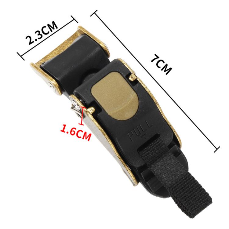 SOMAN QB11 Motorcycle Helmet Buckle Universal Quick Release Clip Copper Plated Buckle