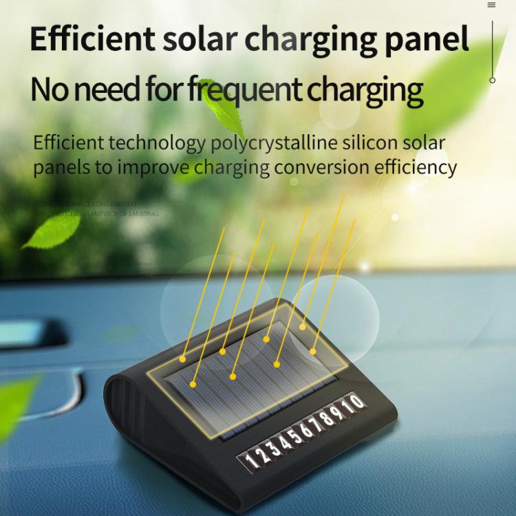 Solar Energy Car Air Purifier with Number Plate