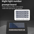Solar Energy Car Air Purifier with Number Plate
