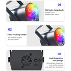3-in-1 RGB Laser Light LED Stage Voice Control Magic Ball Lamp — view 5