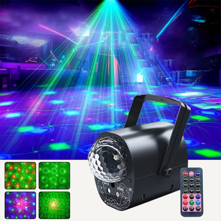 3-in-1 RGB Laser Light LED Stage Voice Control Magic Ball Lamp — view 10