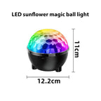 Sunflower Magic Ball Light LED RGB Rotating Stage Lamp — Voice Control