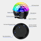 Sunflower Magic Ball Light LED RGB Rotating Stage Lamp — Remote Control