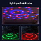 Stripe Magic Ball Light LED RGB Rotating Stage Lamp — view 5