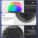 Stripe Magic Ball Light LED RGB Rotating Stage Lamp — view 7