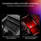 4pcs Car USB LED Atmosphere Light