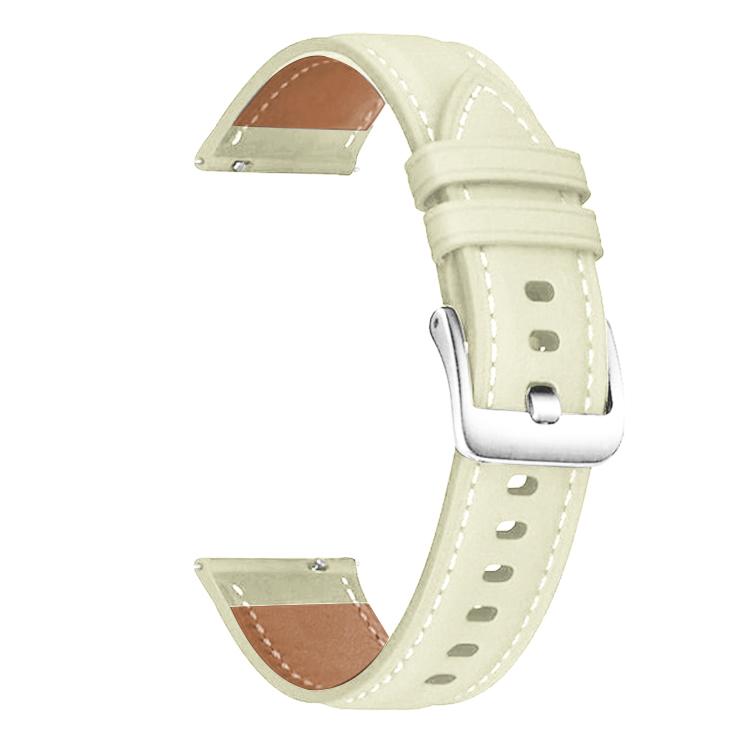 xDfind Flat Head Black Shark Fine Grain Leather Watch Band — view 9
