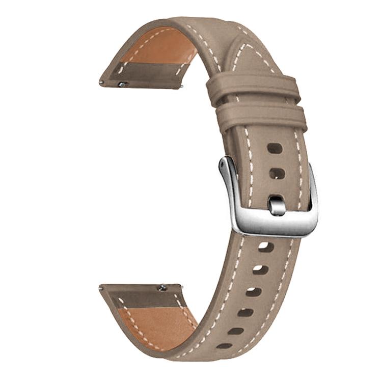 xDfind Flat Head Black Shark Fine Grain Leather Watch Band — view 10