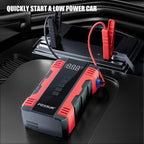 FOXSUR Car Emergency Starter Power Supply Multi-function Portable Car Air Pump — view 6
