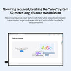 Q50 Leather Texture Wireless HDMI Video Transmitter and Receiver Extender Adapter — view 7