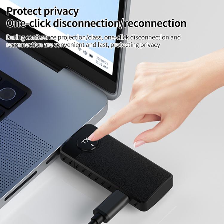 Q50 Leather Texture Wireless HDMI Video Transmitter and Receiver Extender Adapter — view 10