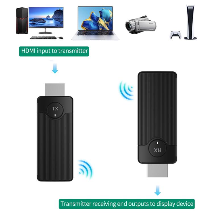 Q50 Vertical Texture Wireless HDMI Video Transmitter and Receiver Extender Adapter — view 12