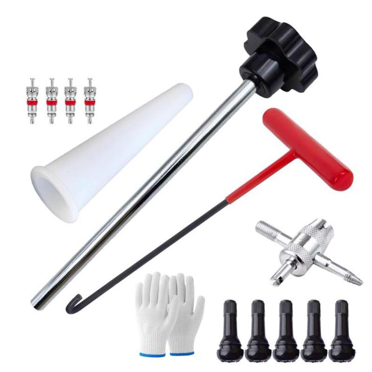 Car Tire Repair Tool Valve Installation Tool Set, 13pcs / Set — 13pcs / Set